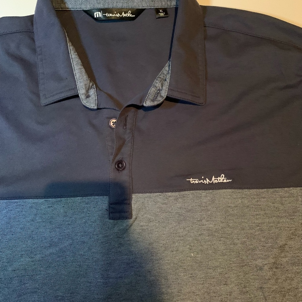 Travis Mathew Navy Polo Shirt